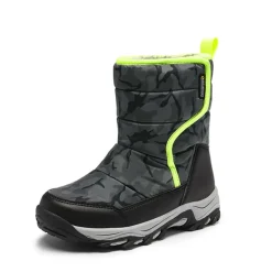 Kids Waterproof Faux Fur Snow Boots