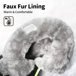 Kids Waterproof Faux Fur Snow Boots