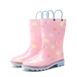 Kids’ Waterproof Handle-Top Rain Boots