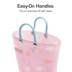 Kids’ Waterproof Handle-Top Rain Boots