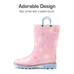 Kids’ Waterproof Handle-Top Rain Boots