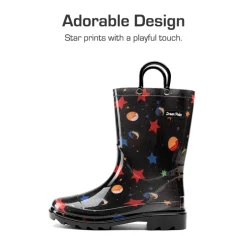 Kids’ Waterproof Handle-Top Rain Boots