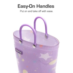 Kids’ Waterproof Handle-Top Rain Boots