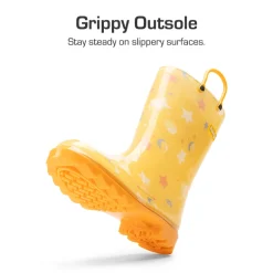 Kids’ Waterproof Handle-Top Rain Boots