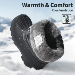 Kids Waterproof Shell Bottom Snow Boots