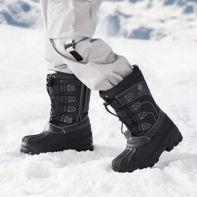 Kids Waterproof Shell Bottom Snow Boots
