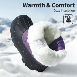 Kids Waterproof Shell Bottom Snow Boots