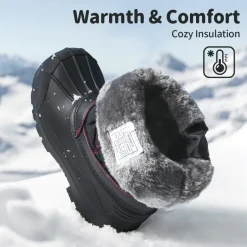 Kids Waterproof Shell Bottom Snow Boots