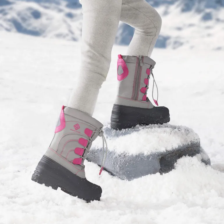 Kids Waterproof Shell Bottom Snow Boots