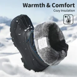 Kids Waterproof Shell Bottom Snow Boots