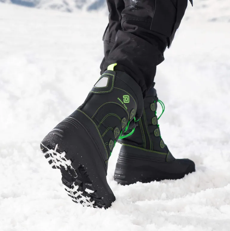 Kids Waterproof Shell Bottom Snow Boots