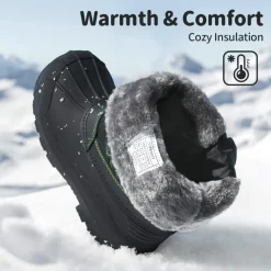 Kids Waterproof Shell Bottom Snow Boots