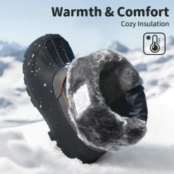 Kids Waterproof Shell Bottom Snow Boots