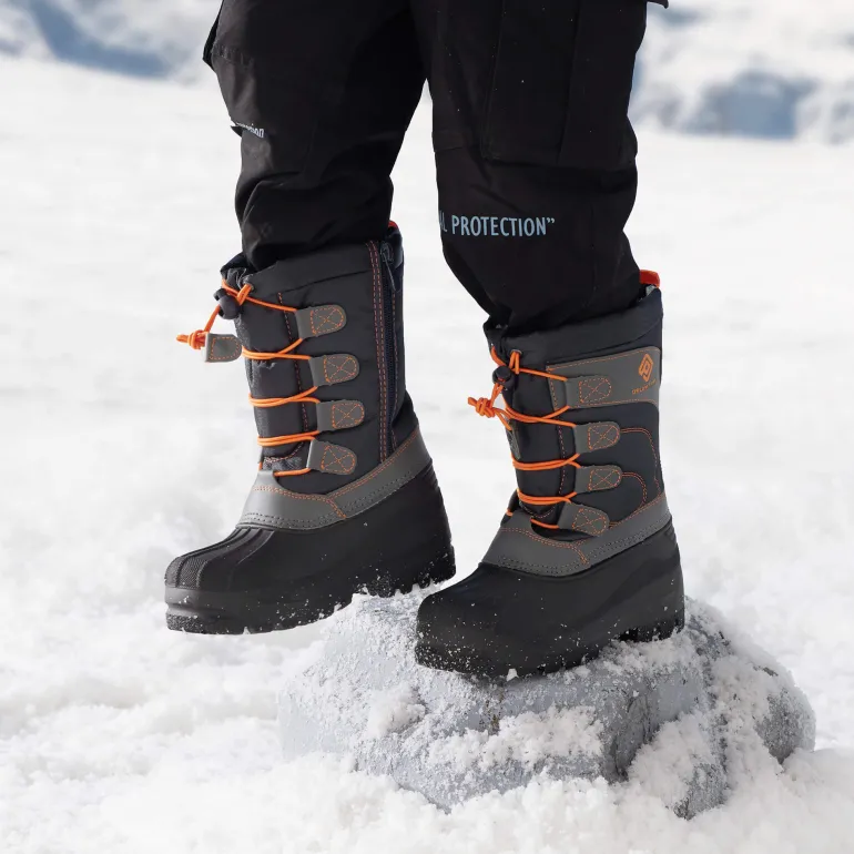 Kids Waterproof Shell Bottom Snow Boots