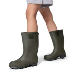 Kids’ Waterproof Slip-On Rain Boots