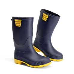 Kids’ Waterproof Slip-On Rain Boots