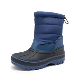 Kids’ Waterproof Slip-On Winter Snow Boots