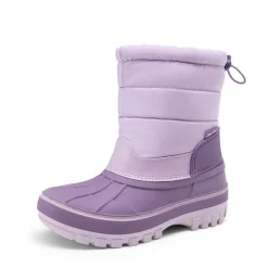 Kids’ Waterproof Slip-On Winter Snow Boots