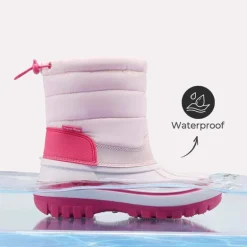 Kids’ Waterproof Slip-On Winter Snow Boots