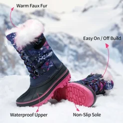 Kids Waterproof Snow Boots