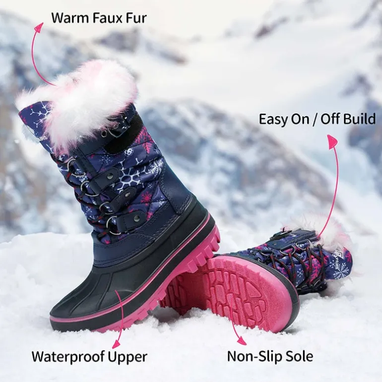 Kids Waterproof Snow Boots