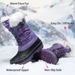Kids Waterproof Snow Boots