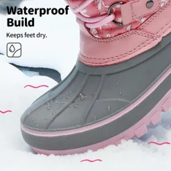 Kids Waterproof Snow Boots
