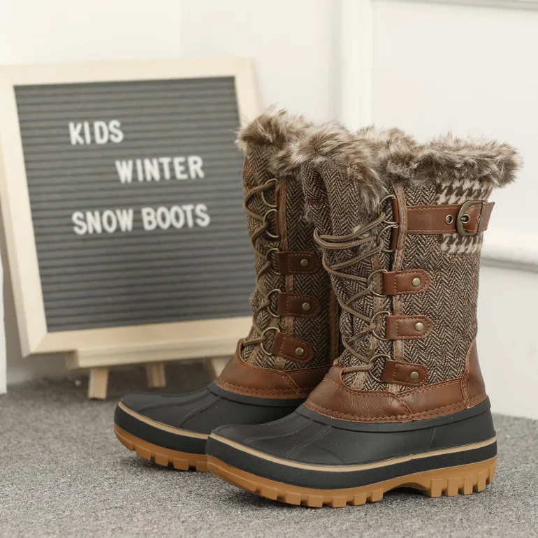 Kids Waterproof Snow Boots