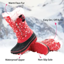 Kids Waterproof Snow Boots