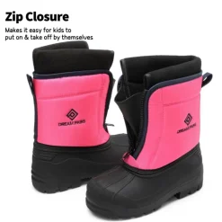 Kids Waterproof Snow Boots for boys and girls