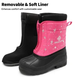 Kids Waterproof Snow Boots for boys and girls