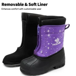 Kids Waterproof Snow Boots for boys and girls
