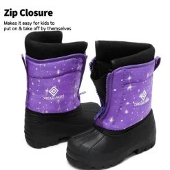 Kids Waterproof Snow Boots for boys and girls