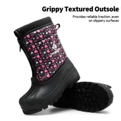 Kids Waterproof Snow Boots for boys and girls