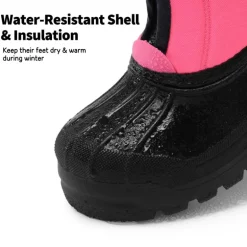 Kids Waterproof Snow Boots for boys and girls