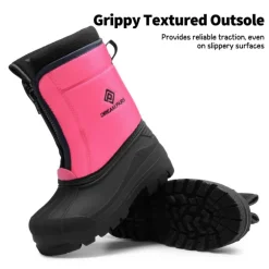 Kids Waterproof Snow Boots for boys and girls