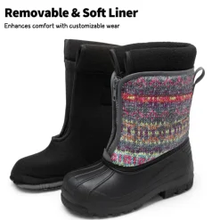 Kids Waterproof Snow Boots for boys and girls
