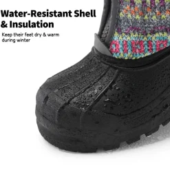 Kids Waterproof Snow Boots for boys and girls