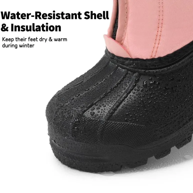 Kids Waterproof Snow Boots for boys and girls