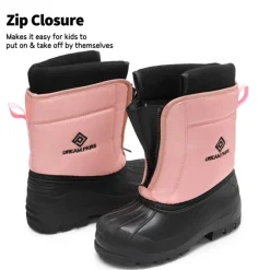 Kids Waterproof Snow Boots for boys and girls