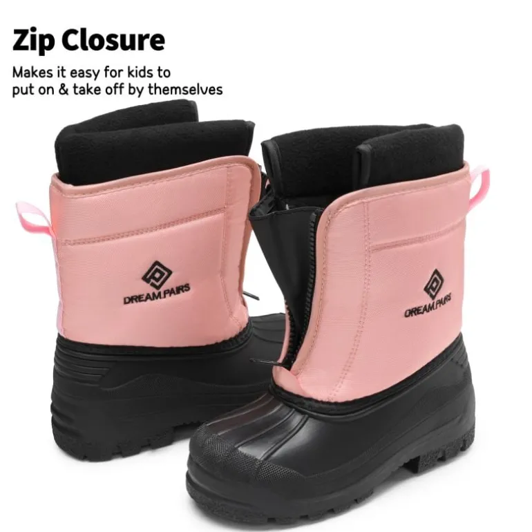 Kids Waterproof Snow Boots for boys and girls
