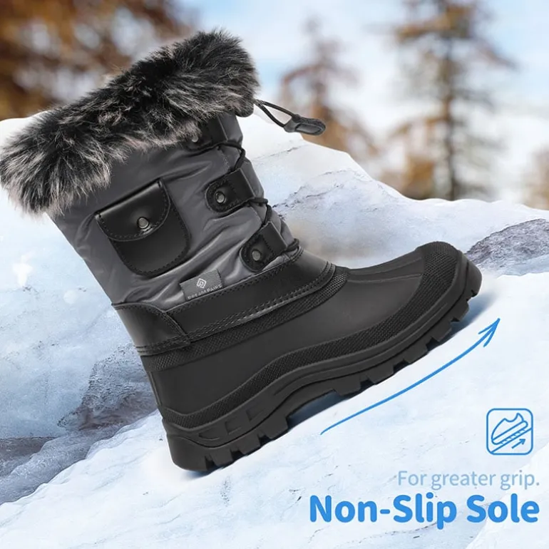 Kids Waterproof Warm Snow Boots