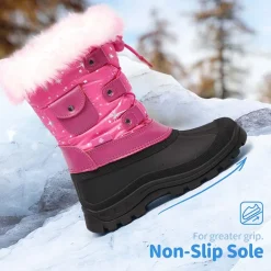 Kids Waterproof Warm Snow Boots
