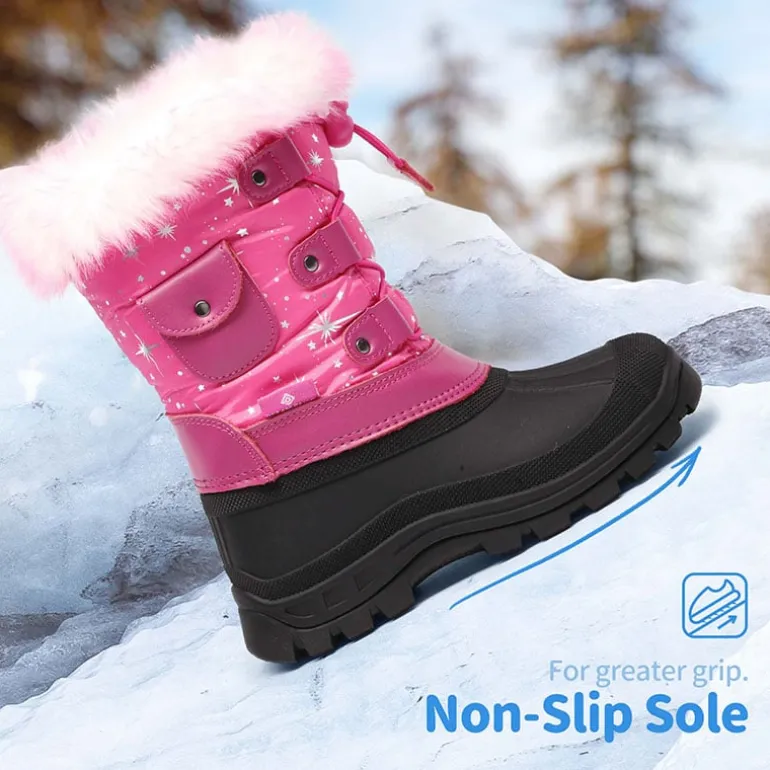 Kids Waterproof Warm Snow Boots