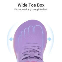 Kids’ Wide Toe Box Running Shoes