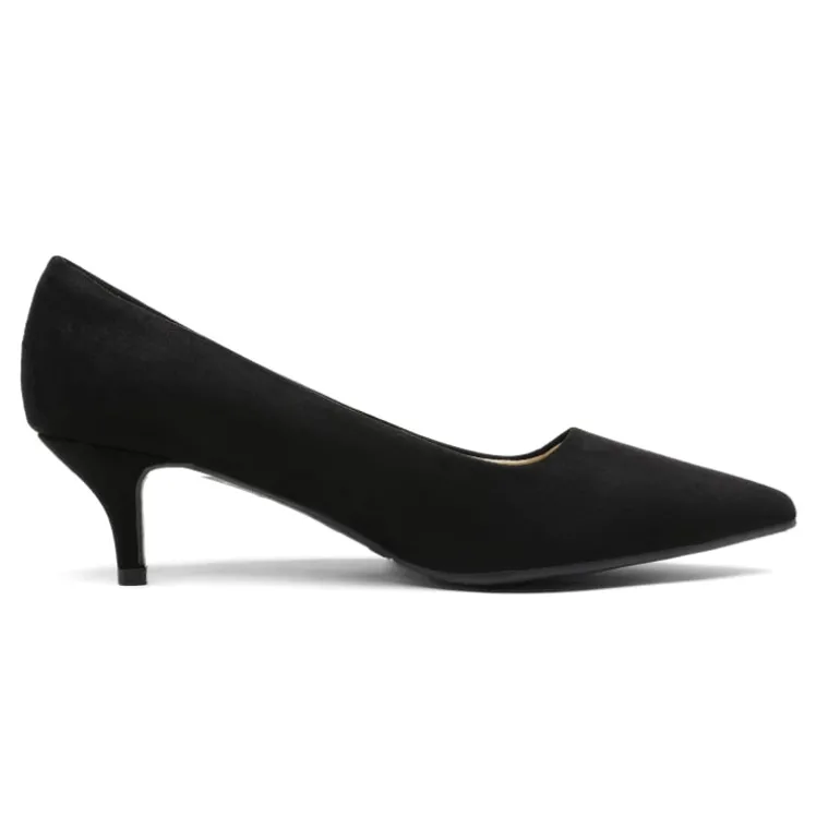 Kitten Heel Pointed Toe Pumps