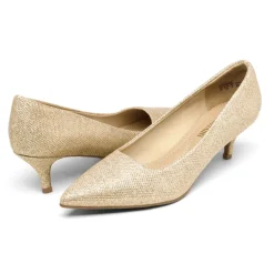 Kitten Heel Pointed Toe Pumps