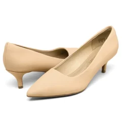 Kitten Heel Pointed Toe Pumps