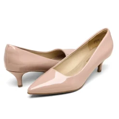 Kitten Heel Pointed Toe Pumps
