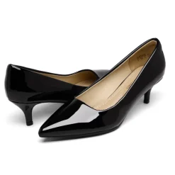 Kitten Heel Pointed Toe Pumps